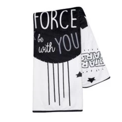 Star Wars Millennium Falcon Baby Blanket -Lambs & Ivy force blanket fold