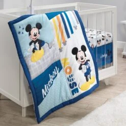 Forever Mickey Mouse 3-Piece Crib Bedding Set -Lambs & Ivy forever mickey mouse room zoom