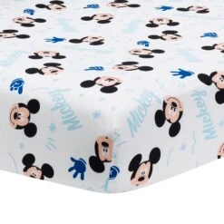 Forever Mickey Mouse 3-Piece Crib Bedding Set -Lambs & Ivy forever mickey mouse sheet 393e4b0e 9a9f 4722 b251 d621e420ba0a
