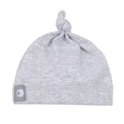 5 Piece Gray/White Baby Gift Set -Lambs & Ivy gift bag gray cap