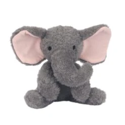 5 Piece Pink/Gray Baby Gift Set -Lambs & Ivy gift bag pink elephant