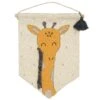 Giraffe Canvas Banner Wall Art -Lambs & Ivy giraffe banner