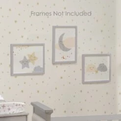 Goodnight Moon Unframed Wall Art -Lambs & Ivy goodnight moon unframed wall art lifestyle