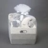 Luxury Gray 5-Piece Baby Gift Basket -Lambs & Ivy gray gift basket 8.23 pkg