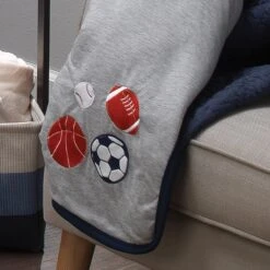 Hall Of Fame Baby Blanket -Lambs & Ivy hall of fame blanket lifestyle