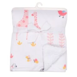 Jazzy Jungle Baby Blanket -Lambs & Ivy jazzy jungle blanket pkg