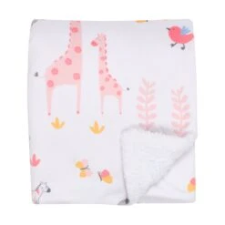 Jazzy Jungle Baby Blanket -Lambs & Ivy jazzy jungle blanket pkg dtc
