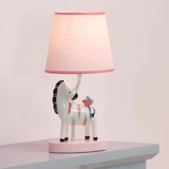 Jazzy Jungle Lamp With Shade & Bulb -Lambs & Ivy jazzy jungle lamp lifestyle