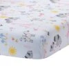 Jazzy Jungle Cotton Fitted Crib Sheet