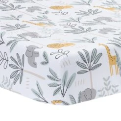 Jungle Adventure 3-Piece Crib Bedding Set -Lambs & Ivy jungle adventure sheet 972f9295 99c9 4d75 ade3 e6ea64f9ef58