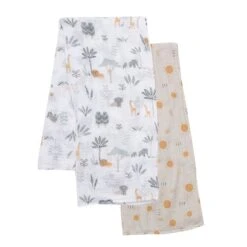 Jungle Adventure Cotton Muslin Swaddle Blankets