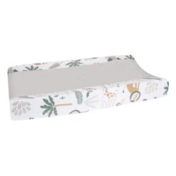 Jungle Friends Changing Pad Cover -Lambs & Ivy jungle friends cpc 2022 b