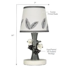 Jungle Party Lamp With Shade & Bulb -Lambs & Ivy jungle party lamp callouts