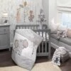 Jungle Safari 3-Piece Mini Crib Bedding Set -Lambs & Ivy jungle safari mini crib room