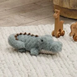 Jungle Story Plush Alligator - Snappy -Lambs & Ivy jungle story plush lifestyle