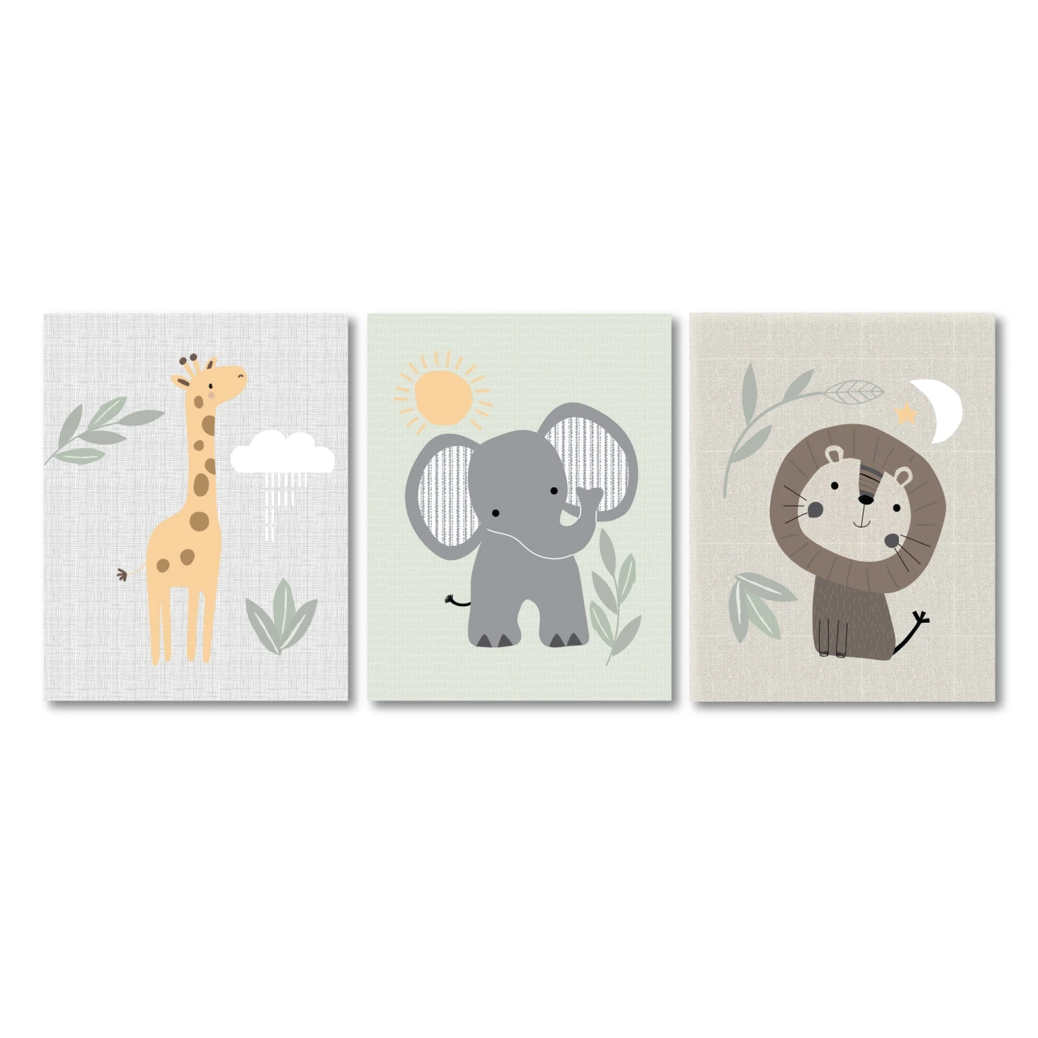 Jungle Story Unframed Wall Art 4 Jungle Story Unframed Wall Art - Image 2