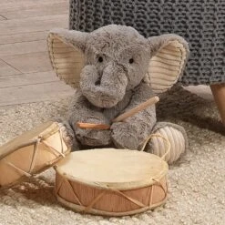 Jungle Safari Plush Elephant - Jett -Lambs & Ivy jungle 20safari plush lifestyle