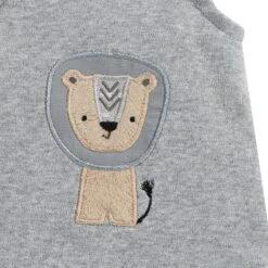 Jungle Safari 6-Piece Baby Crib Bedding Set -Lambs & Ivy jungle 20safari sleepsack detail