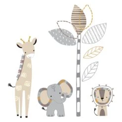 Jungle Safari 6-Piece Baby Crib Bedding Set -Lambs & Ivy jungle 20safari wall 20decal