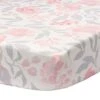 Lavender Floral Fitted Crib Sheet