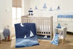 Little Skipper Changing Pad Cover -Lambs & Ivy lil 27 skipper room wide