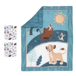 Lion King Adventure 3-Piece Mini Crib Bedding Set -Lambs & Ivy lion king adventure mini crib 3pc set