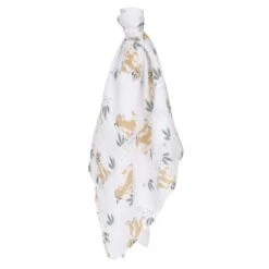 Lion King Swaddle Blanket & Plush Gift Set -Lambs & Ivy lion king swaddle knot