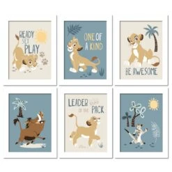 Lion King Unframed Wall Art -Lambs & Ivy lion 20king unframed 20art 3
