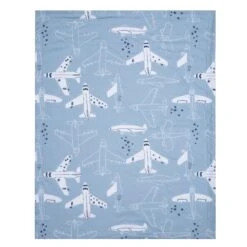 Little Aviator Baby Blanket -Lambs & Ivy little aviator blanket full