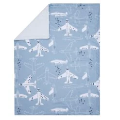 Little Aviator Baby Blanket -Lambs & Ivy little aviator blanket full fold