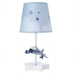 Little Aviator Lamp With Shade & Bulb -Lambs & Ivy little aviator lamp b