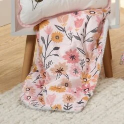 Little Garden Baby Blanket -Lambs & Ivy little garden blanket lifestyle