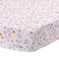 Little Garden Cotton Fitted Crib Sheet