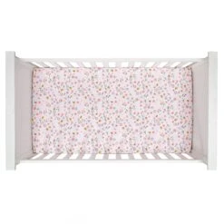 Little Garden Cotton Fitted Crib Sheet -Lambs & Ivy little garden sheet crib