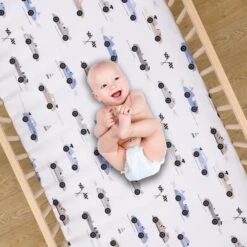 Little Racer 3-Piece Crib Bedding Set -Lambs & Ivy little racer sheet baby 821f1768 2e13 4758 9166 3ebb32cfc97b