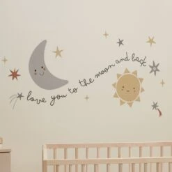 Little Star Wall Decals -Lambs & Ivy little star wall decal lifestyle