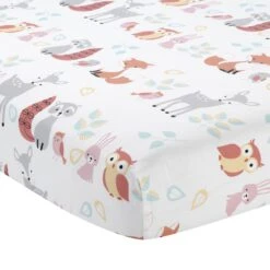 Little Woodland Cotton Fitted Crib Sheet