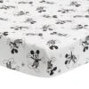 Magical Mickey Mouse Cotton Fitted Crib Sheet
