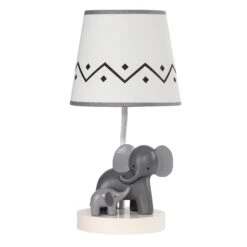 Me & Mama Nursery Lamp With Shade & Bulb