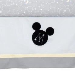 Mickey Mouse 4-Piece Crib Bedding Set -Lambs & Ivy mickey mouse crib skirt w