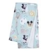 Classic Mickey Baby Blanket -Lambs & Ivy mickey end cap blanket fold