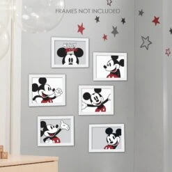 Mickey Mouse Unframed Wall Art -Lambs & Ivy mickey unframed art lifestyle a1
