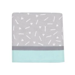 Mighty Jungle 3-Piece Crib Bedding Set -Lambs & Ivy mighty jungle crib skirt fold