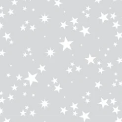 Milky Way Star Cotton Fitted Crib Sheet -Lambs & Ivy milky way swatch full