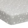 Milky Way Star Cotton Fitted Crib Sheet