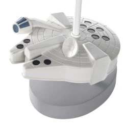 Star Wars Millennium Falcon Lamp With Shade & Bulb 10 Star Wars Millennium Falcon Lamp With Shade & Bulb -Lambs & Ivy millennium falcon lamp detail a