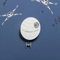 Star Wars Light-Up Death Star Wall Decor -Lambs & Ivy millennium falcon wall decor lifestyle a