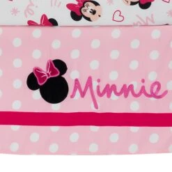 Minnie Mouse Love 3-Piece Crib Bedding Set -Lambs & Ivy minnie mouse love crib skirt