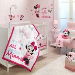 Minnie Mouse Love 3-Piece Crib Bedding Set