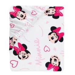 Minnie Mouse Love Fitted Crib Sheet -Lambs & Ivy minnie mouse love sheet fold f454d924 8c58 4489 b84b 6c89bdbd2898